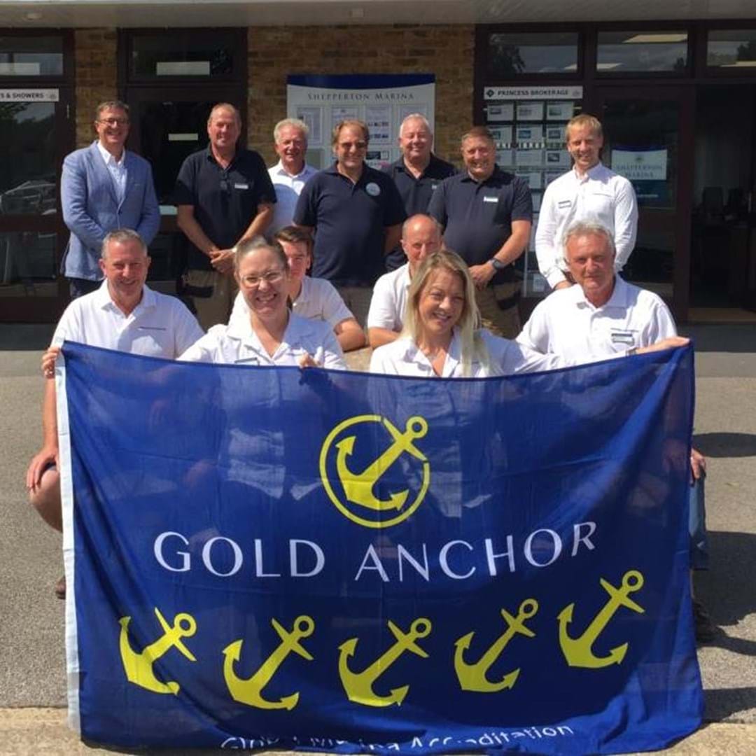 Shepperton Marina Awarded 5 Gold Anchors