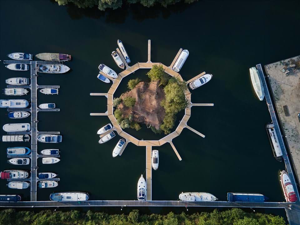 Birds Eye View of The Island