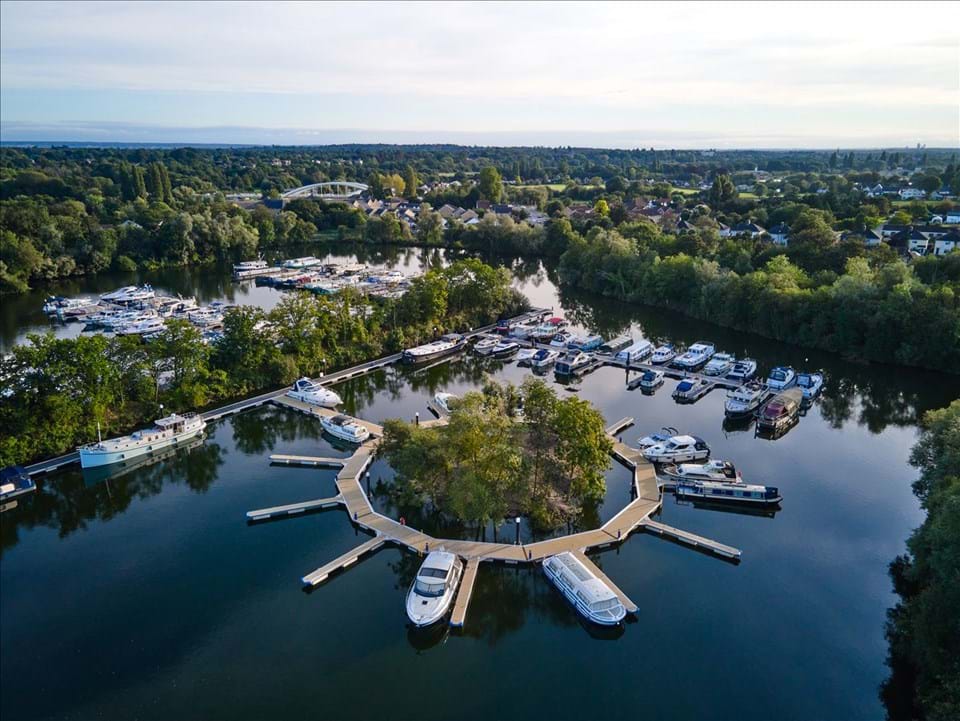 The Island is unique to Shepperton Marina and is must-see!