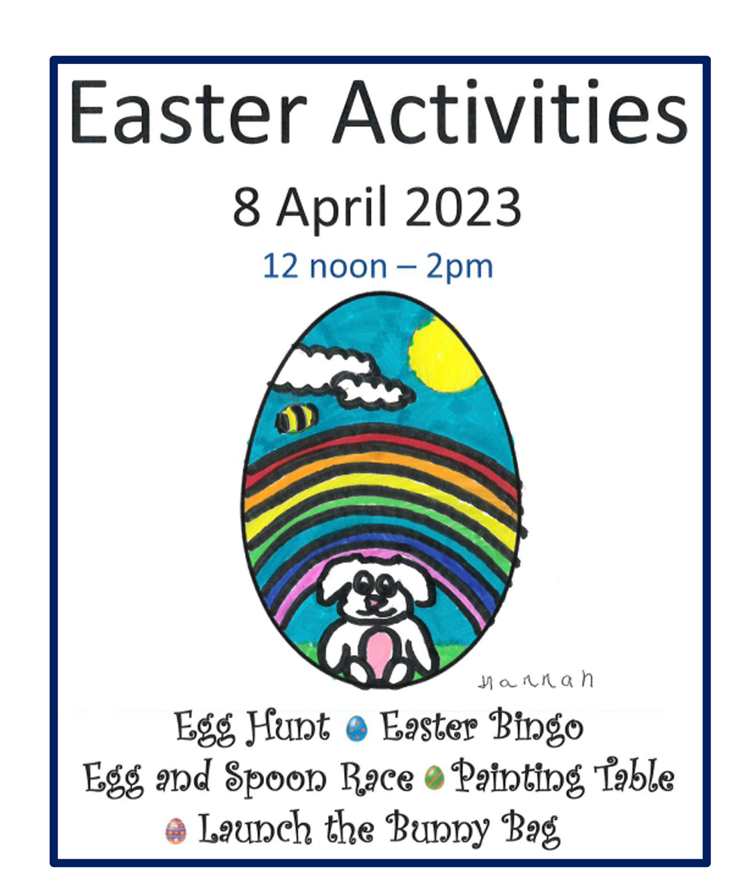 Join Izzy the Easter Bunny for some fun!