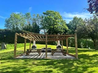 Welcome to the New and Improved BBQ Area in Basin B!